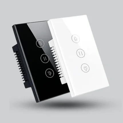 The Avera Zigbee Smart Curtain Switch offers a stylish and practical way to control electric curtains and rolling shutters through a modern touch glass panel.