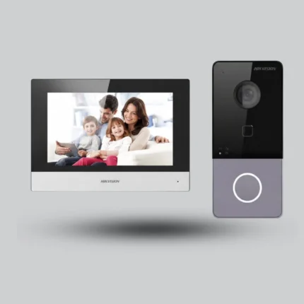 Hikvision DS-KIS603-P(B) IP Video Intercom Kit with 7-inch Screen & 1080P Camera