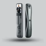 Lezn I7 Smart Door Lock with Fingerprint & Cat Eye Camera – 4.5 Inch Screen – App Control & Two-Way Audio