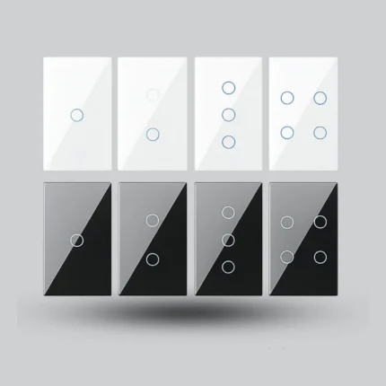 Avera WiFi Smart Light Switch 1/2/3/4 Gang Touch Panel – Glass Touch Smart Wall Switch