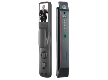 Lezn I15 Smart Door Lock with Face Recognition – Camera & Screen – Tuya App Control – Gold