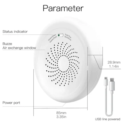 MOES Zigbee Smart Natural Gas Leakage Detector