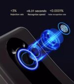 SHARP S5FV Aluminum Alloy Smart Lock with Face Recognition, Palm Vein Fingerprint & 4.5” Screen - Image 6