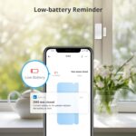 ⁦SONOFF DW2-RF حساس باب ونافذة لاسلكي 433MHz مع تنبيهات فورية ومراقبة حالة الفتح والإغلاق⁩ - الصورة ⁦8⁩