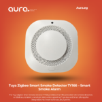 Tuya Zigbee Smart Smoke Detector TY166 – Smart Smoke Alarm with Sound & Light Alert