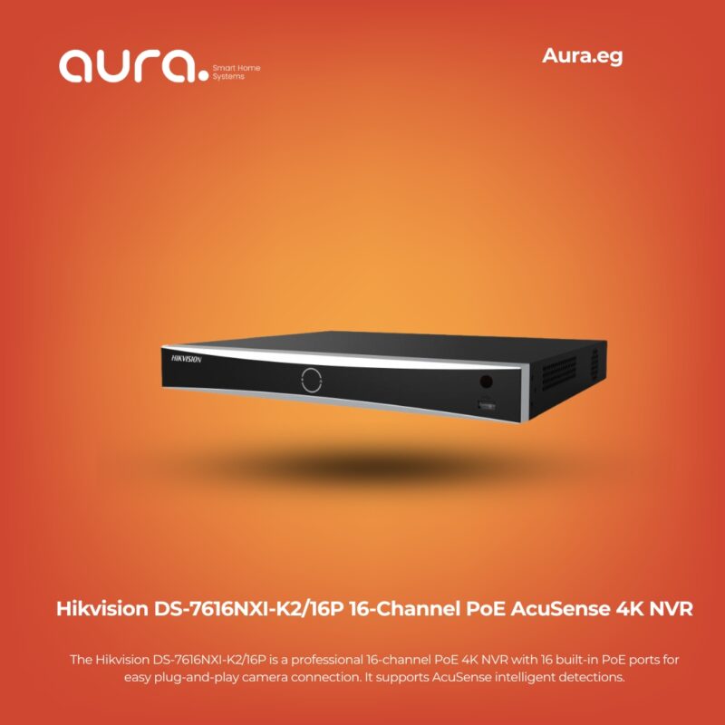 Hikvision DS-7608NXI-K2 SIB 8-Channel 4K AcuSense Smart NVR