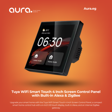 Tuya WiFi Smart Touch 4 Inch Screen Control Panel with Built-in Alexa & ZigBee