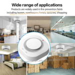 Tuya Zigbee Smart Smoke Detector TY166 – Smart Smoke Alarm with Sound & Light Alert