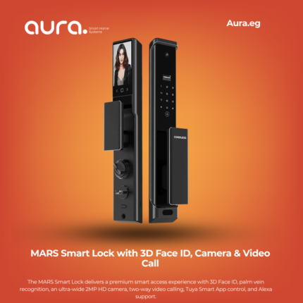Cordless MARS Smart Lock with 3D Face ID, Camera & Video Call
