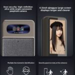 SHARP S5FV Aluminum Alloy Smart Lock with Face Recognition, Palm Vein Fingerprint & 4.5” Screen - Image 9