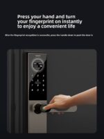 SHARP A3-B Smart Door Lock with Fingerprint, IC Card & Tuya App - Image 3
