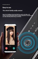 ⁦قفل ذكي SHARP H4-FV ببصمة الوجه وأوردة الكف وشاشة 5 بوصة مع تطبيق Tuya⁩ - الصورة ⁦10⁩