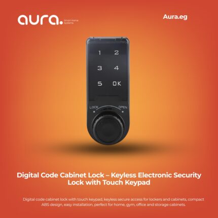 Digital Code Cabinet Lock – Keyless Electronic Security Lock with Touch Keypad