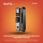 Catchface D14P Face Version Smart Lock with 3D Face Recognition & Tuya App