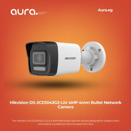 Hikvision DS-2CD1043G2-LIU 4MP 4mm Bullet Network Camera with Smart Hybrid Light & Built-in Microphone