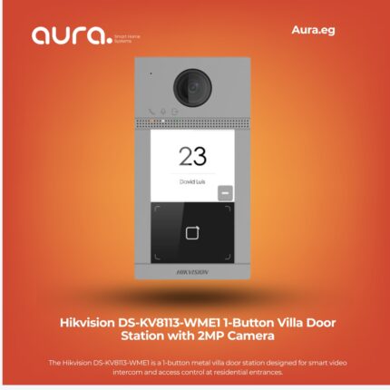 Hikvision DS-KV8113-WME1 1-Button Villa Door Station with 2MP Camera, Wi-Fi & PoE