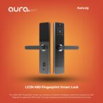 LEZN K80 Fingerprint Smart Lock – Tuya App, Password & RFID Access
