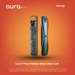 Lezn I7 Face Version Smart Door Lock with Camera, Internal Screen & App Control