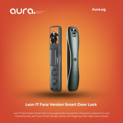 Lezn I7 Face Version Smart Door Lock with Camera, Internal Screen & App Control