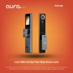 Lezn R02 Cat Eye Two-Way Smart Lock with Live Video & Tuya App