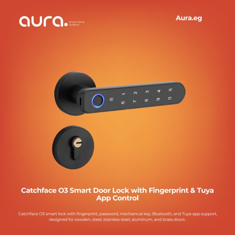 Catchface O3 Smart Door Lock with Fingerprint & Tuya App Control