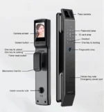 Catchface D14P Face Version Smart Lock with 3D Face Recognition & Tuya App