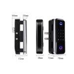 CATCHFACE 669S TTLock Smart Glass Door Lock with Fingerprint & App Control