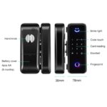 CATCHFACE 669S TTLock Smart Glass Door Lock with Fingerprint & App Control