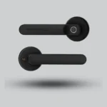 Fingerprint Door Handle Lock – Keyless Biometric Unlock with Backup Key (No App)