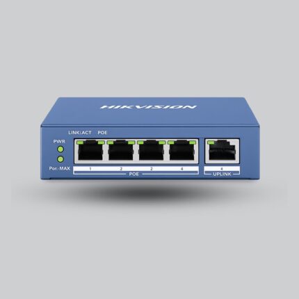 Hikvision DS-3E0505P-E 5-Port Gigabit PoE Switch for CCTV IP Cameras