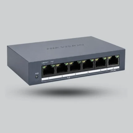 Hikvision DS-3E0106MP-E/M 6-Port Unmanaged PoE Switch for CCTV IP Cameras
