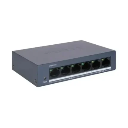 Hikvision DS-3E0106MP-E/M 6-Port Unmanaged PoE Switch for CCTV IP Cameras
