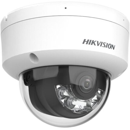 Hikvision DS-2CD1163G2-LIU 6MP 2.8mm Fixed Dome Network Camera with Smart Hybrid Light & Built-in Microphone