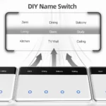 ⁦سويتش Zemismart Zigbee Smart Screen Switch أفقي 1/2/3/4 Gang⁩ - الصورة ⁦2⁩
