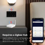 ⁦سويتش Zemismart Zigbee Smart Screen Switch أفقي 1/2/3/4 Gang⁩ - الصورة ⁦8⁩