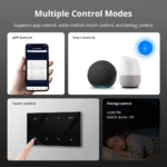 ⁦سويتش Zemismart Zigbee Smart Screen Switch أفقي 1/2/3/4 Gang⁩ - الصورة ⁦10⁩