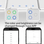 ⁦سويتش Zemismart Zigbee Smart Screen Switch أفقي 1/2/3/4 Gang⁩ - الصورة ⁦9⁩