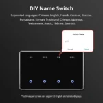 ⁦سويتش Zemismart Zigbee Smart Screen Switch أفقي 1/2/3/4 Gang⁩ - الصورة ⁦12⁩
