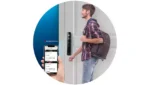 ⁦قفل فيليبس الذكي DDL902-MVP-11HWS Push-Pull بتقنية التعرف على الوجه وكف اليد⁩ - الصورة ⁦11⁩