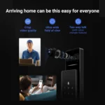 EZVIZ Smart Lock DL50FVS – 7-in-1 Keyless Entry with 3D Face Recognition, Camera & 2-Way Video Call