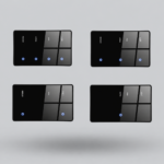 Zemismart Zigbee Smart Screen Switch Horizontal 1/2/3/4 Gang with Custom Name Display