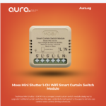 Moes Mini Shutter 1-CH WiFi Smart Curtain Switch Module