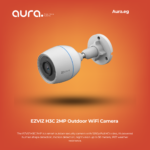 EZVIZ H3C 2MP Outdoor WiFi Camera with 1080p Video and Night Vision