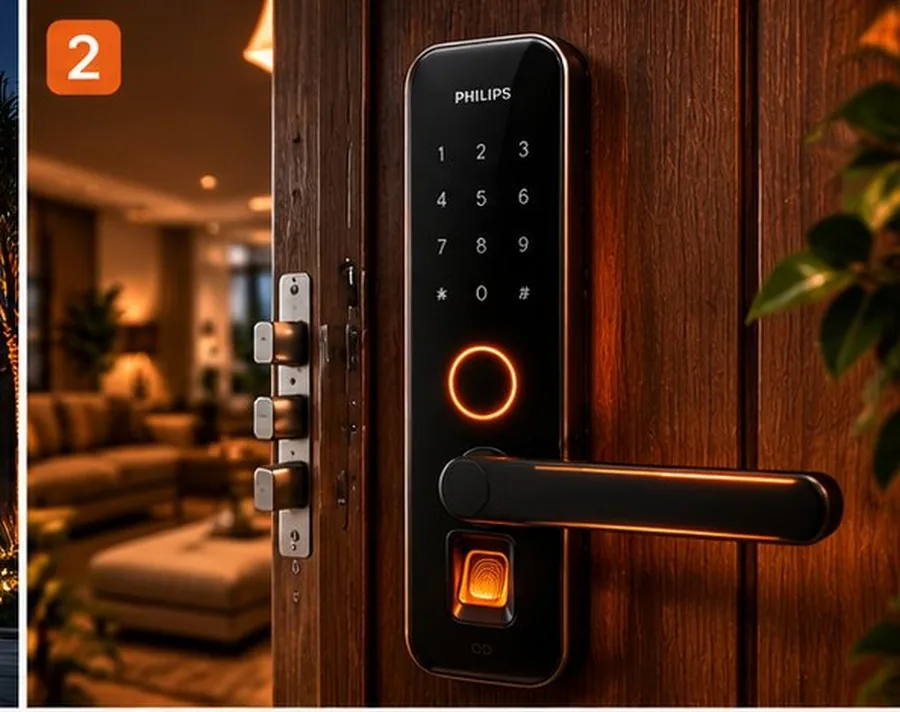 Smart Lock with Multi-Biometrics