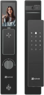 EZVIZ Smart Lock DL50FVS – 7-in-1 Keyless Entry with 3D Face Recognition, Camera & 2-Way Video Call