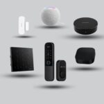 باقة غرفة Apple Home الذكية تضم HomePod mini وZemismart M1 ومفتاح AVATTO 4 Gang وIR Bridge وحساس باب وقفل Aqara U200