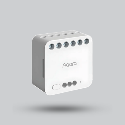 وحدة ترحيل مزدوجة Aqara Dual Relay Module T2 للتحكم الذكي في الإضاءة والأجهزة