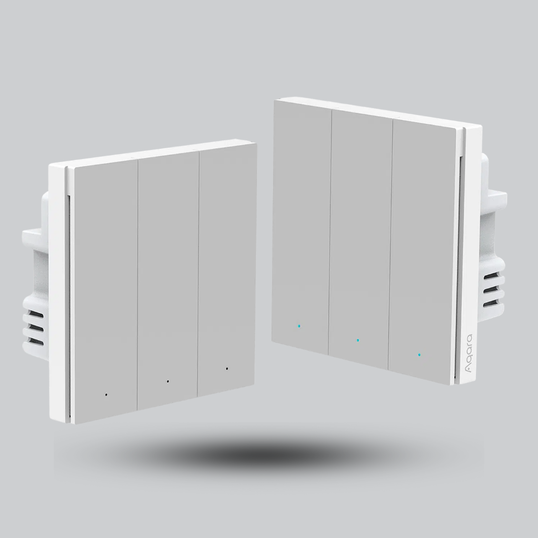 Aqara H1 EU Triple Rocker No Neutral Aqara H1 EU Triple Rocker No Neutral Smart Switch