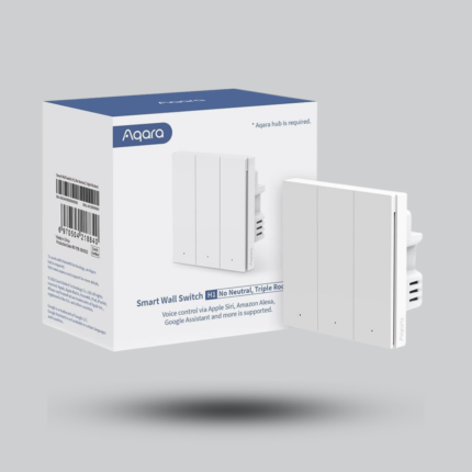 Aqara H1 EU Triple Rocker No Neutral Smart Switch