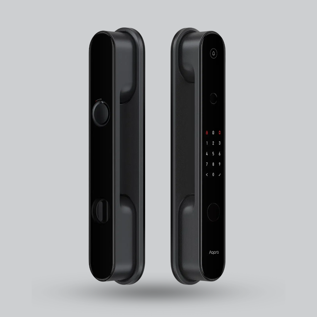 Aqara D100 Zigbee Smart Door Lock قفل باب ذكي Aqara D100 Zigbee يدعم البصمة وApple HomeKit